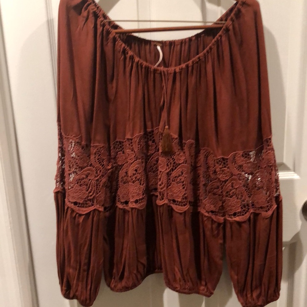 Free People rust color top size medium